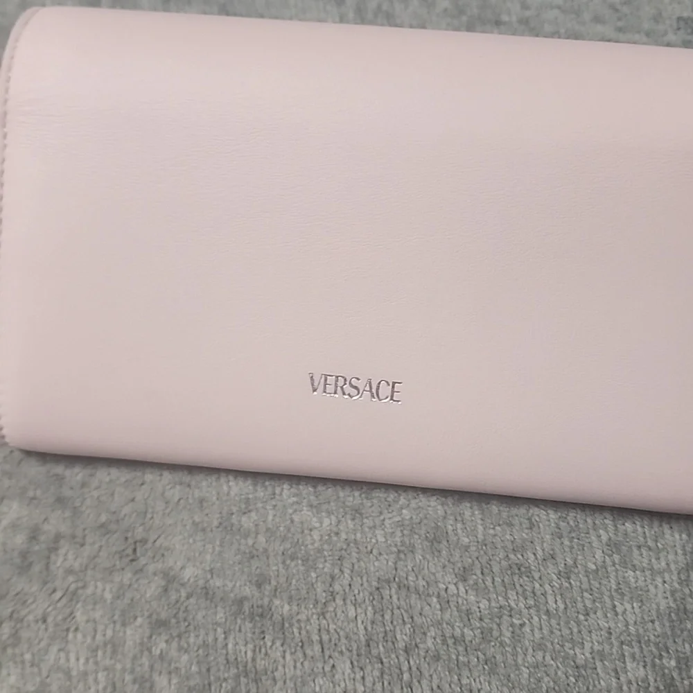 Versace Dusty Pink Medusa '95 Leather Wallet - Picture 6 of 6